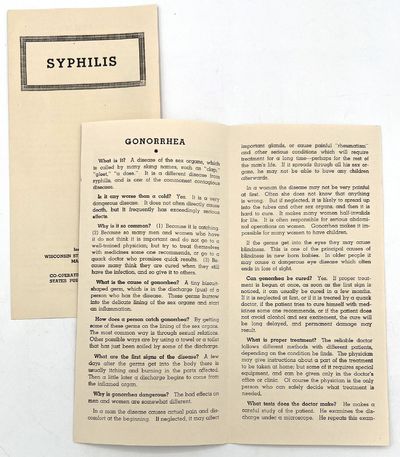 Sex Education, 1936-1938: Seven (7)...; (photo 23)