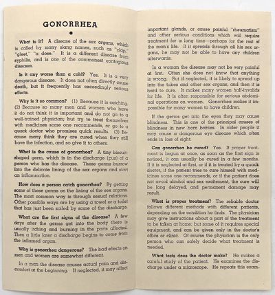 Sex Education, 1936-1938: Seven (7)...; (photo 24)