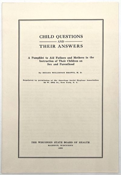 Sex Education, 1936-1938: Seven (7)...; (photo 9)