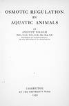 Osmotic Regulation in Aquatic Animals