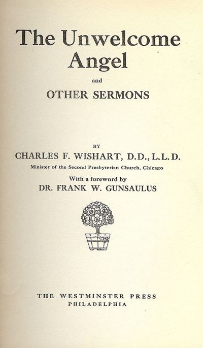 THE UNWELCOME ANGEL AND OTHER SERMONS