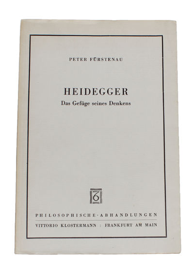 Heidegger. Das Gefüge seines Denkens. -…