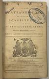 LAWS OF THE STATE OF NEW-YORK, COMPRISING THE CONSTITUTION, AND THE ACTS OF THE LEGISLATURE, SINCE THE REVOLUTION, FROM THE FIRST TO THE FIFTEENTH SESSION, INCLUSIVE. IN TWO VOLUMES