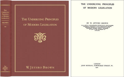 The Underlying Principles of Modern Legislation, 6th ed. 1584776528