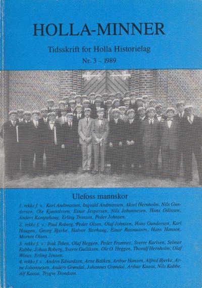 Holla-minner. Tidsskrift for Holla Historielag.…