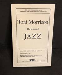 Jazz (Uncorrected Proof) by Toni Morrison - 1992-04-07