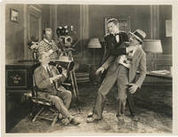 Original photograph of comedian Charley Chase choking director Leo McCarey, circa 1925