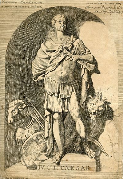 Engraved Portrait by J. Larille after G. Larille