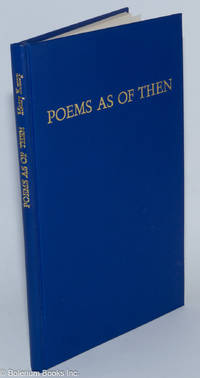 cover of Poems as of Then