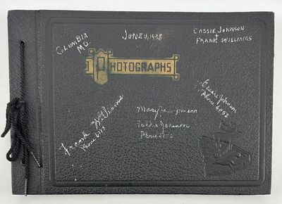 [Annotated Vernacular Photograph Album Belonging to a Young African American Woman in Missouri]