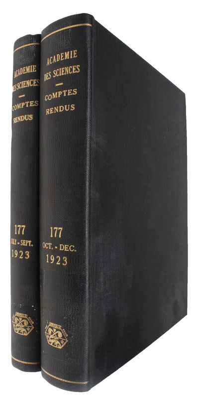 Ondes et quanta. Note de M. Louis de Broglie, présentée par M. Jean Perrin. (Séance du 10 Septembre 1923). (+) Quanta de lumière, diffraction et interférences. Note de M. Louis de Broglie, transmise par M. Jean Perrin. (Séance du 24 Septembre 1923). (... (photo 2)