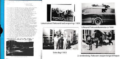 Lillesand - Flaksvatnbanens historie.