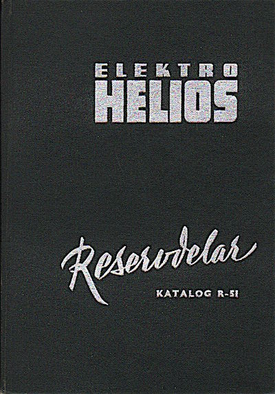 Elektro-Helios Reservdelar. Katalog R-51