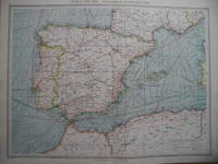 Spain & Portugal, Industries & Communications. by Map - from N. G. Lawrie Books. (SKU: 28831)