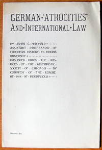 image of German "Atrocities" and International Law