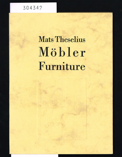 Mats Theselius. Möbler.