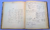Autograph manuscript notebook of field experiments, 1890-91, 1891-92, and 1892-93. 130 leaves