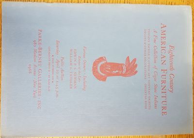 American furniture by New England, New York & other cabinetmakers. Sale No. 2689; A fine collection of cigar store Indians including chiefs and squaws, Tiffany Favrile & other art nouveau objects, bronzes of historical figures, bird & duck decoys, other decorations, Oriental rugs
