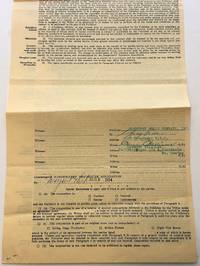 Signed music publishing contract