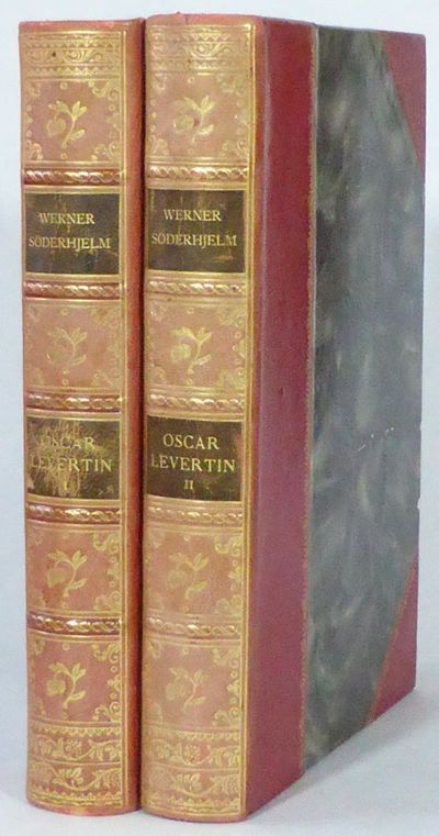 Oscar Levertin. En minnesteckning. I-II.