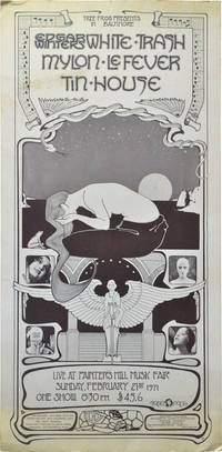 image of Edgar Winter's White Trash, Mylon LeFevre, Tin House Live at Painter's Mill Music Fair (Original promotional poster)