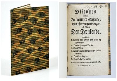 Discours imellem en fremmet Reisende, en Officeer…