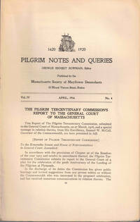 Pilgrim Notes and Queries April 1916, Vol. IV No. 4