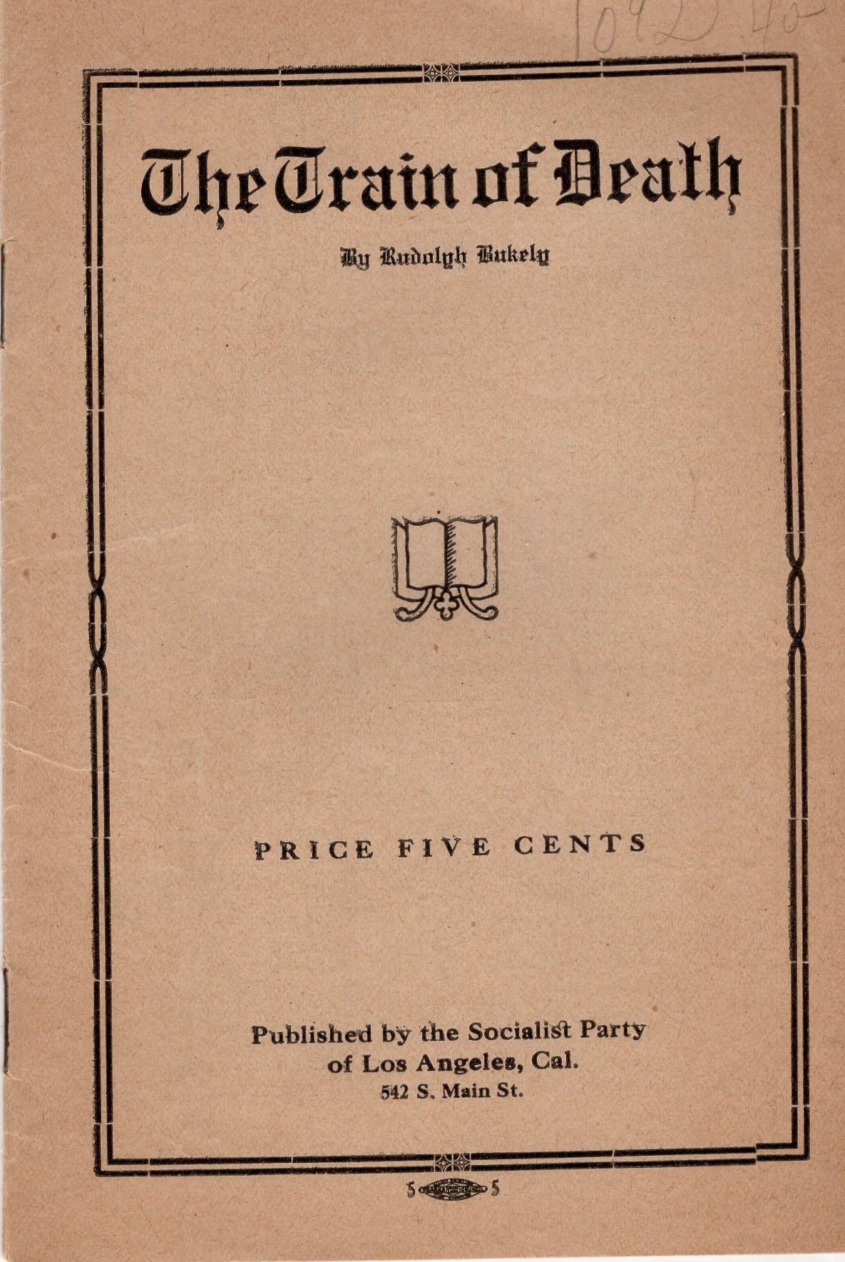 The Train of Death by Rudolph Bukely | Search for Rare Books | ABAA