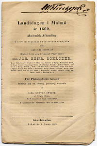 Landtdagen i Malmö år 1669. A.a.