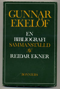 Gunnar Ekelöf. En bibliografi.