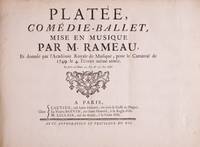 Platée, Comédie-Ballet ... donnée par l'Academie Royale de Musique, pour le Carnaval de 1749. le 4. Février même année. Le prix en blanc 13. liv. & 15. liv. relié. [Condensed score]