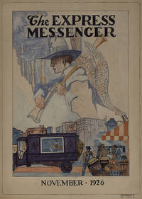 Original Art for Cover for "The Express Messenger" Magazine, a house organ of the American Railway Express (now American Express) for November 1926
