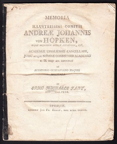 Memoria illustrissimi comitis Andreæ Johannis von…