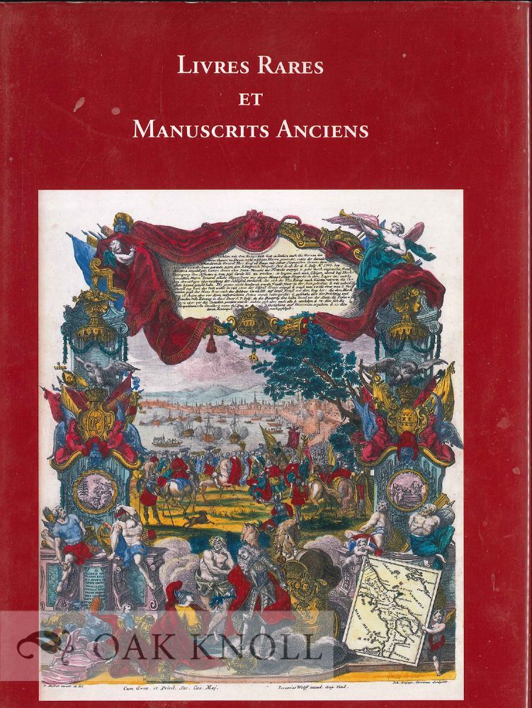 LIVRES RARES ET MANUSCRITS ANCIENS