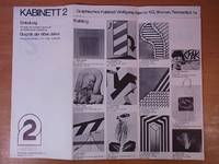 Graphik der 60er Jahre. Einladung und Katalog zur Ausstellung, 24. März - 27. Mai 1972, Kabinett...