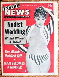 image of Wife Charges Private Eye Raped Her. Article in Inside News. the Lowdown Around the World, Jan. 7, 1968. (Sleaze Newspaper).