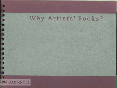 WHY ARTISTS' BOOKS?