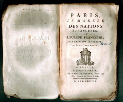 Paris, le modèle des nations étrangères, ou…