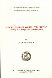 Middle English Words for 