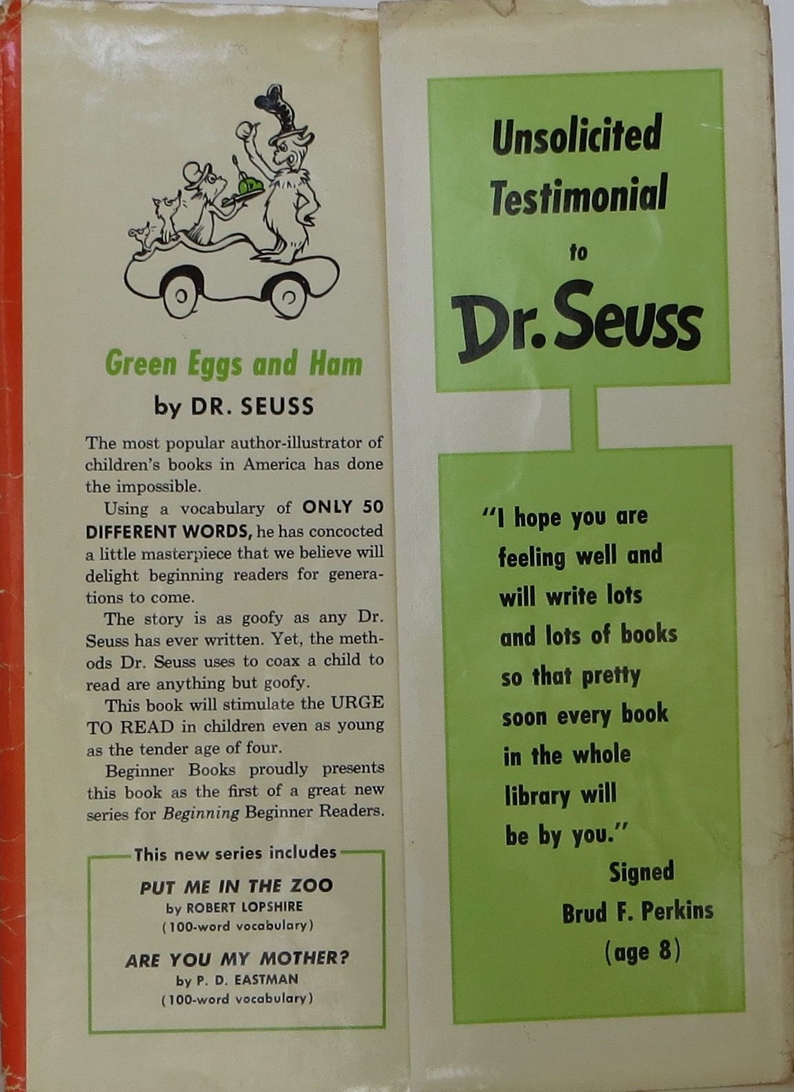 green eggs and ham 1960 green eggs and ham 1960