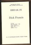 Break In (Advance Uncorrected Proof)