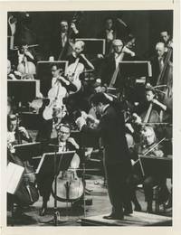 Original photograph of Zubin Mehta conducting the Los Angeles Philharmonic, 1967