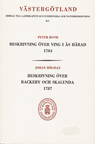 Beskrivning över Ving i Ås härad 1784 [av] Peter…