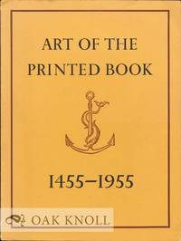 image of ART OF THE PRINTED BOOK 1455-1955