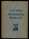Gesammelte Satiren, 1903-1913: Band II