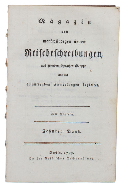 Reisen durch Nord= und Süd= Karolina, Georgien,…