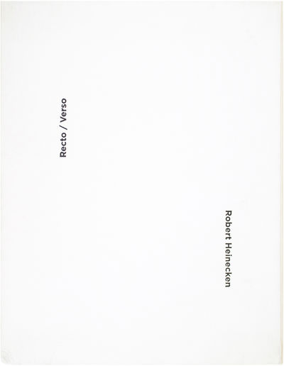 Robert Heinecken: Recto/Verso (Deluxe Edition w/ Print)