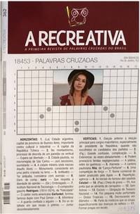 DUPLA CENTRAL: A RECREATIVA: PRIMEIRA REVISTA DE PALAVRAS CRUZADAS DO BRASIL