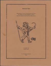 Personal Best: Representative Poems and Prose Passages from the Masters of Written English, in Which They are Judged to Have Been Most Themselves