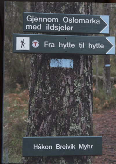 Gjennom Oslomarka med ildsjeler..  - fra hytte…